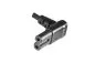 Preview: Euro plug type C to C7 90° down, 0,75mm², VDE, black, length 2,00m